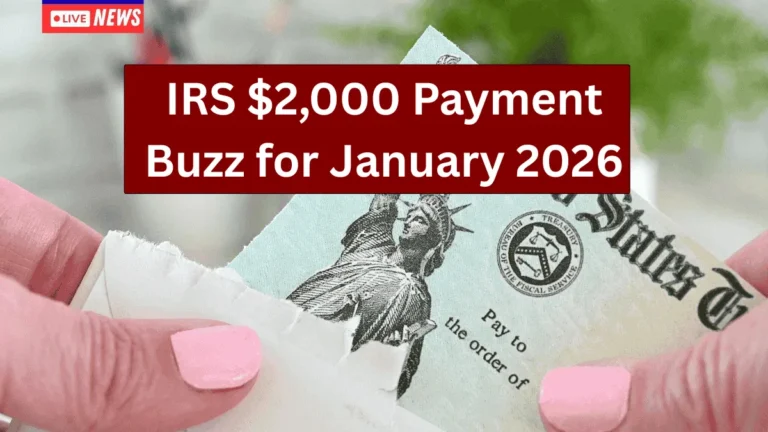 IRS $2,000 Payment Buzz for January 2026: Who Could Get It, When It May Arrive, and What to Expect