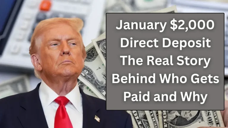 January $2,000 Direct Deposit The Real Story Behind Who Gets Paid and Why