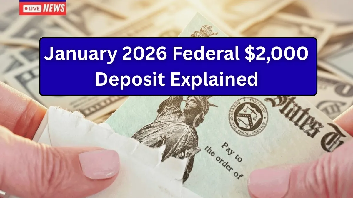 January 2026 Federal $2,000 Deposit Explained: Who Qualifies, Payment Dates, and Key Rules