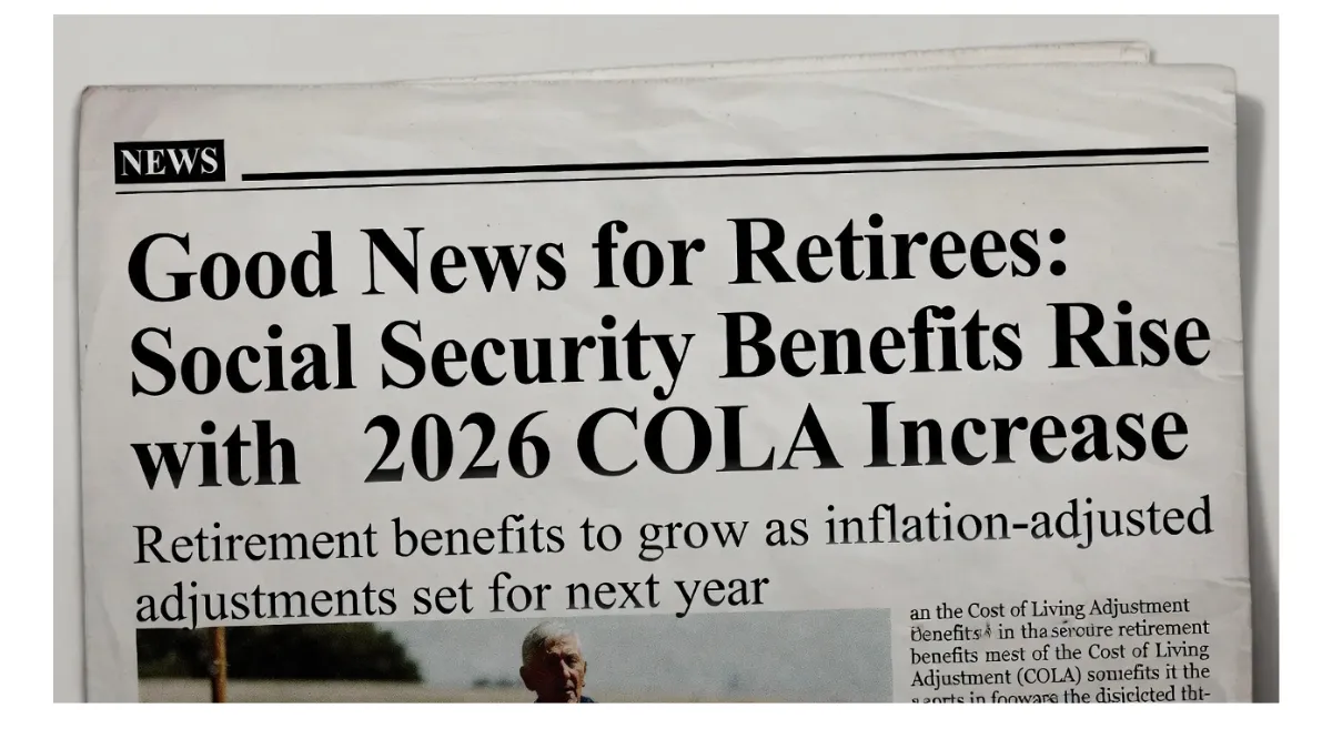 Good News for Retirees: Social Security Benefits Increase in 2026 with COLA Adjustment